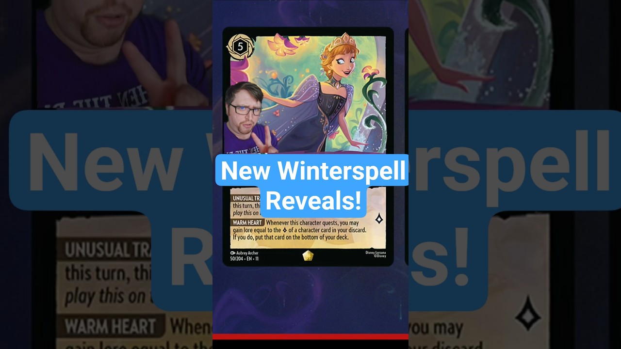 New Frozen Cards Revealed for Winterspell, Set 11 of Lorcana