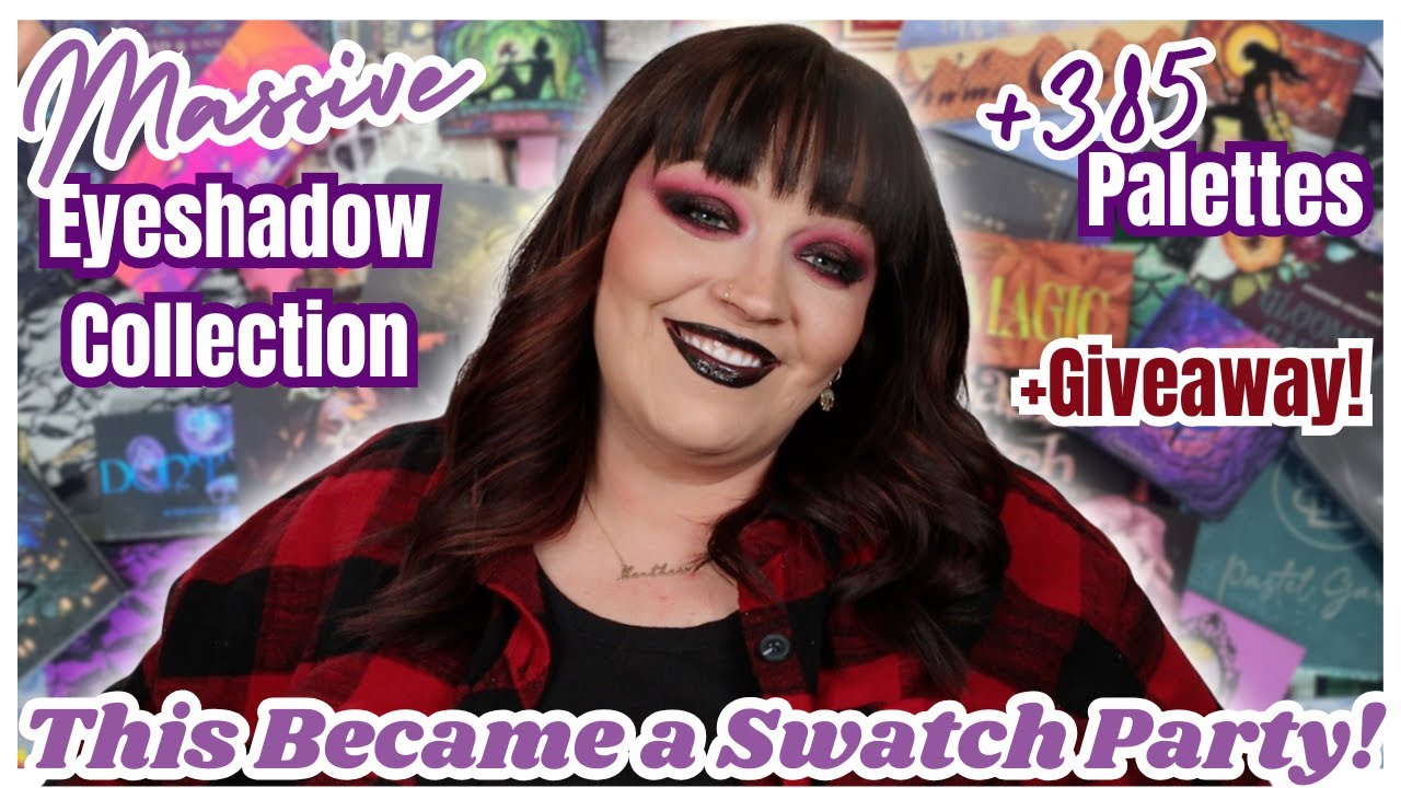 My 2025 Eyeshadow Palette Collection! Lets Swatch! - #Eyeshadowpalettecollection2025