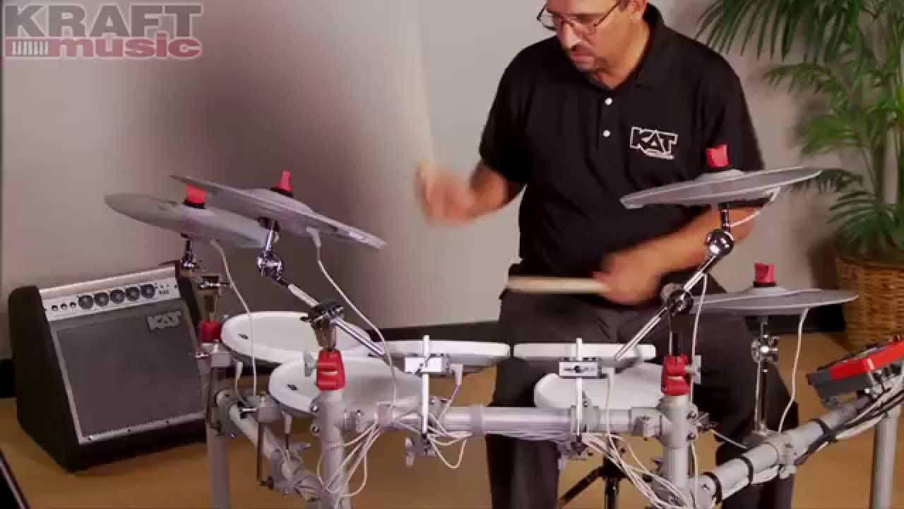Kraft Music - KAT Percussion KT3 Digital Drum Set Performance with Mark Moralez