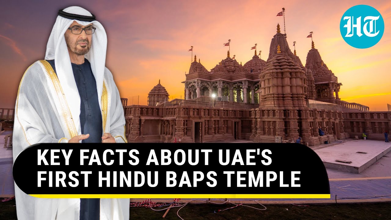 Hindu Temple In UAE: Land Donated By MBZ, Inauguration By PM Modi | Inside Tour Of BAPS Mandir
