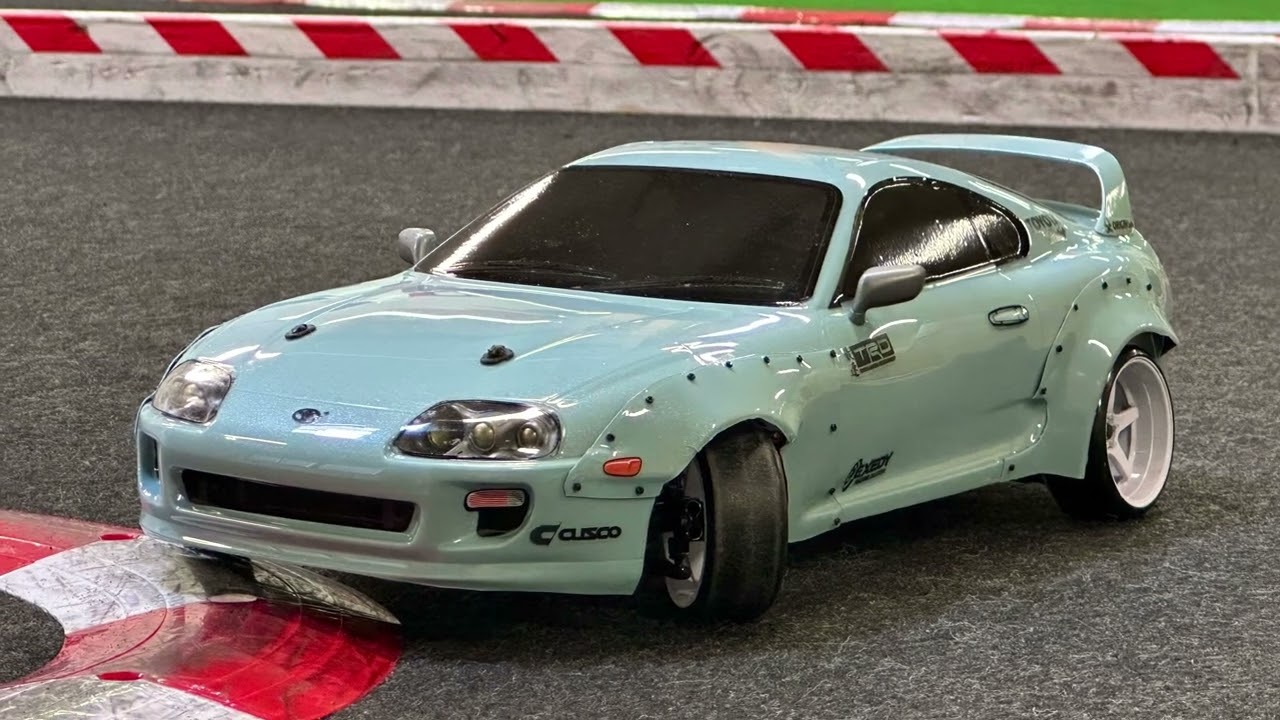 Tamiya 1/10 Supra MI4 body with Demi Works wide kit