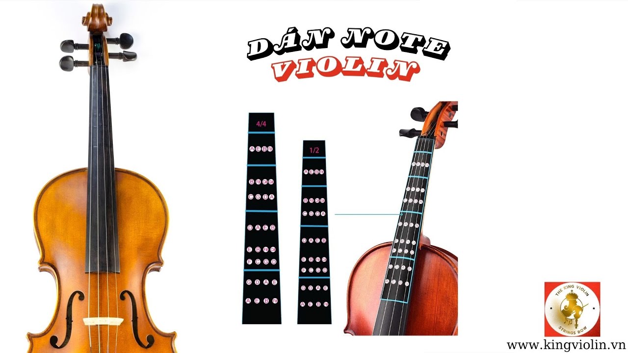 Bài 3: Cách đánh dấu vị trí nốt trên đàn Violin