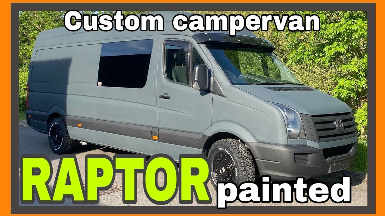 VW Crafter Campervan, Full Raptor, цвет «антрацитово-серый», стиль «Swamper».