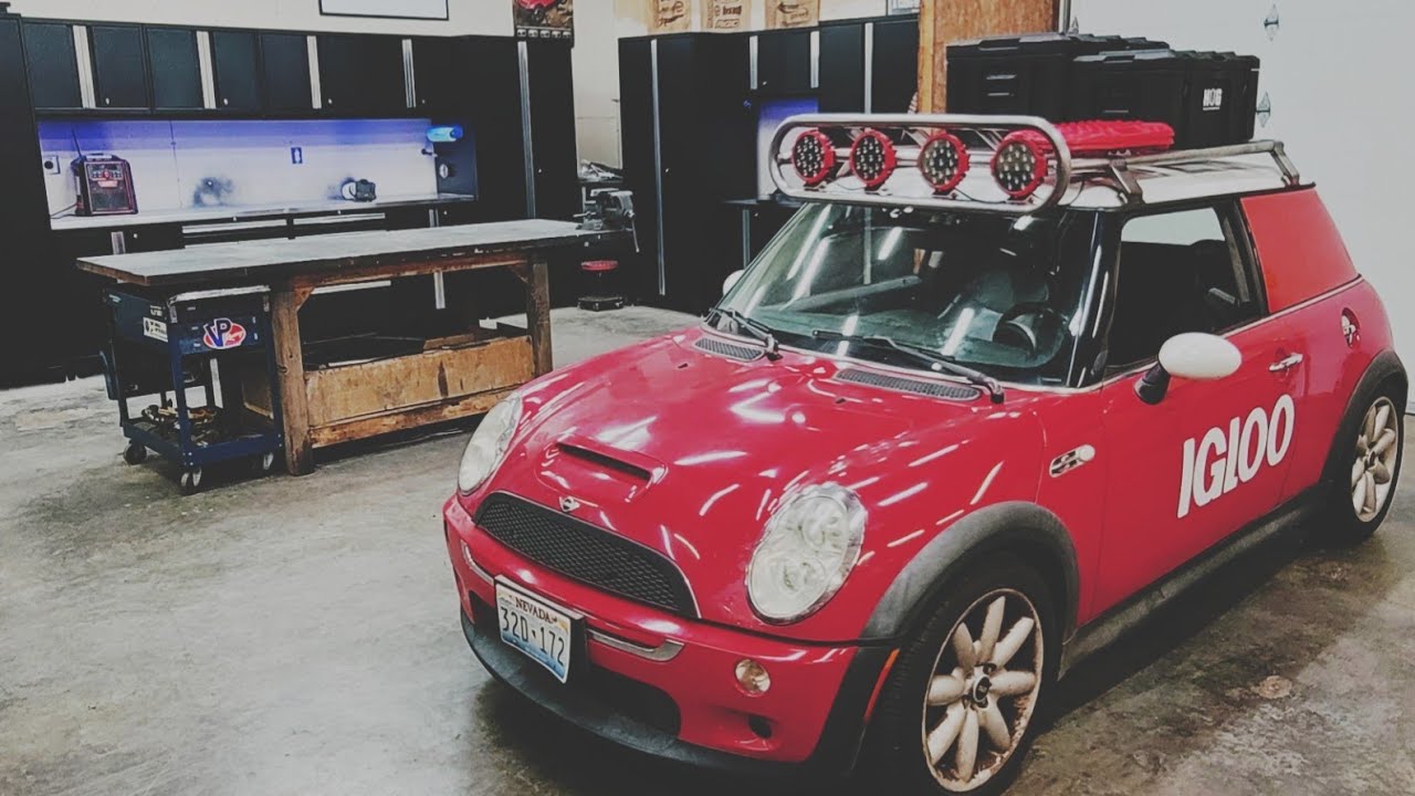 CHEAP DIY Off-Road Roof Rack! Even a Mini Cooper Can Be An Overlander! Gambler 500 episode 3.