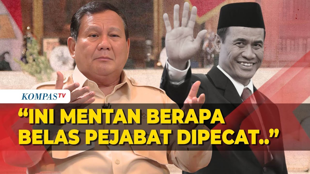 Saat Prabowo Soroti Kinerja Mentan Amran Sulaiman: Berapa Belas Pejabat Dia Sudah Pecat