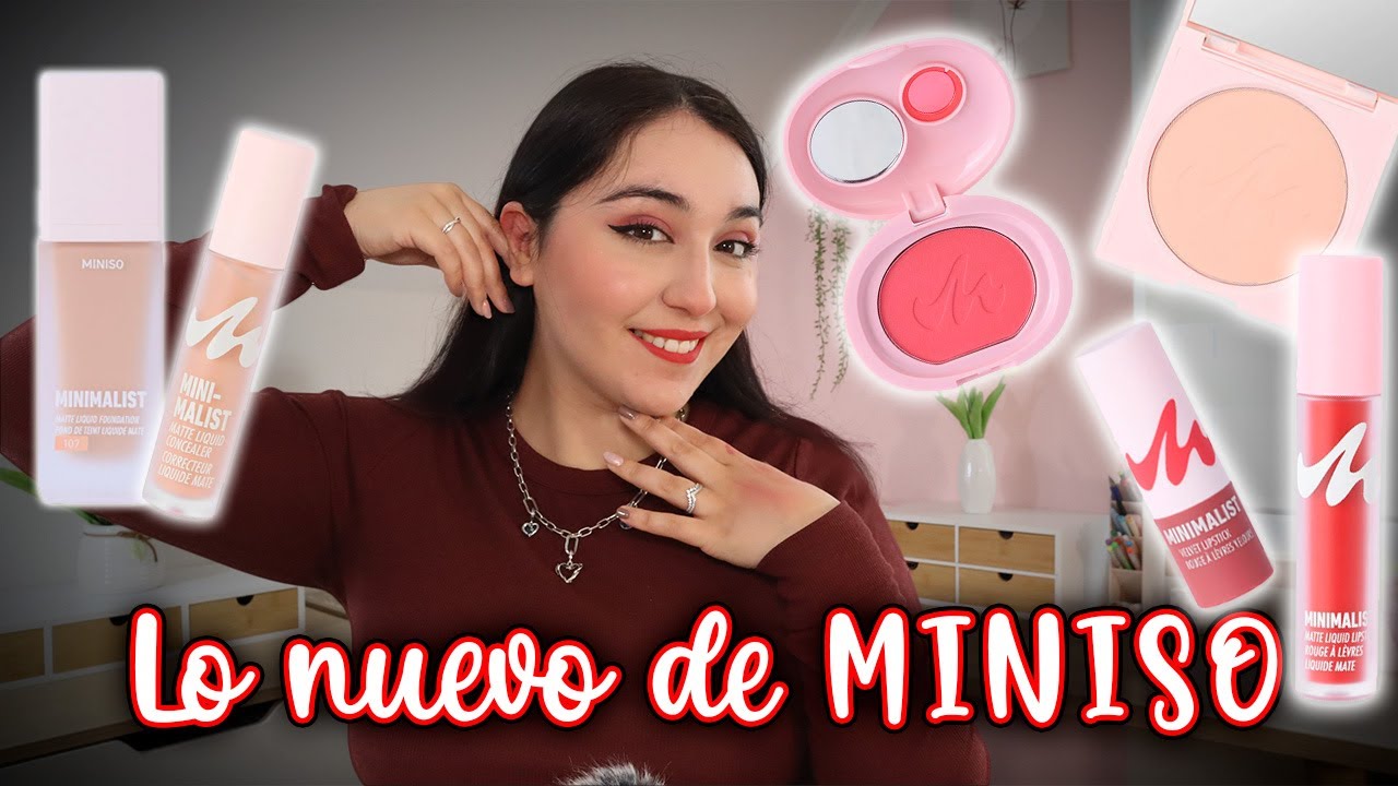 Review colecci&oacute;n de maquillaje Minimalist de MINISO a prueba 7 horas!