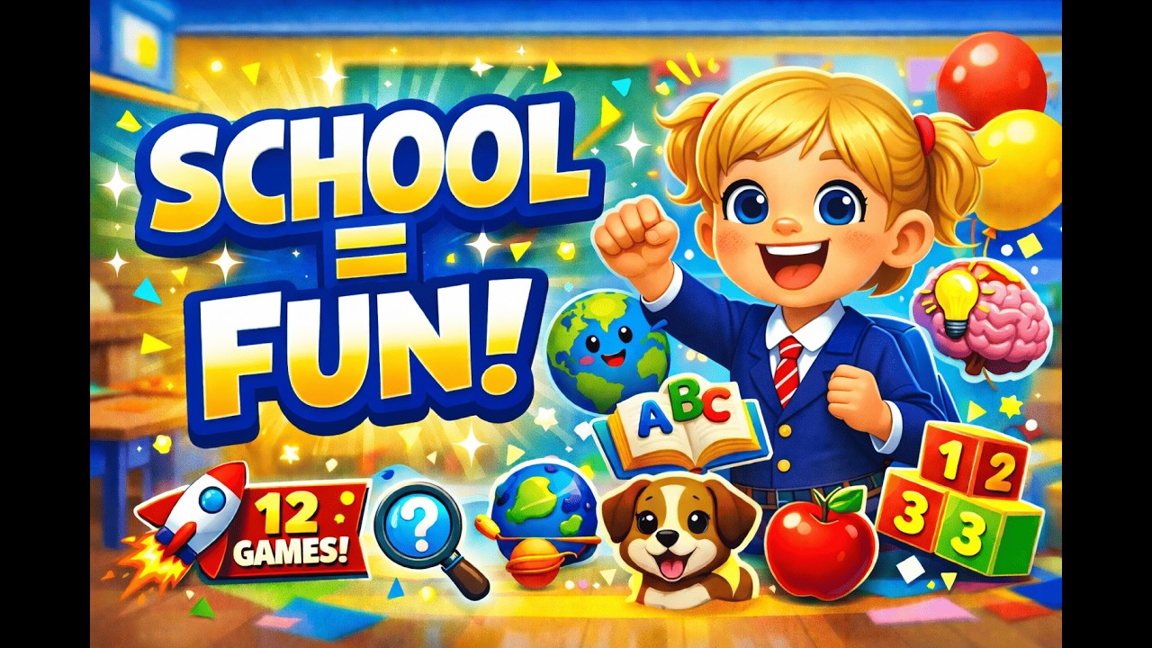 “This Game Turns School Into Fun🧠⏰! 12 Learning Challenges,