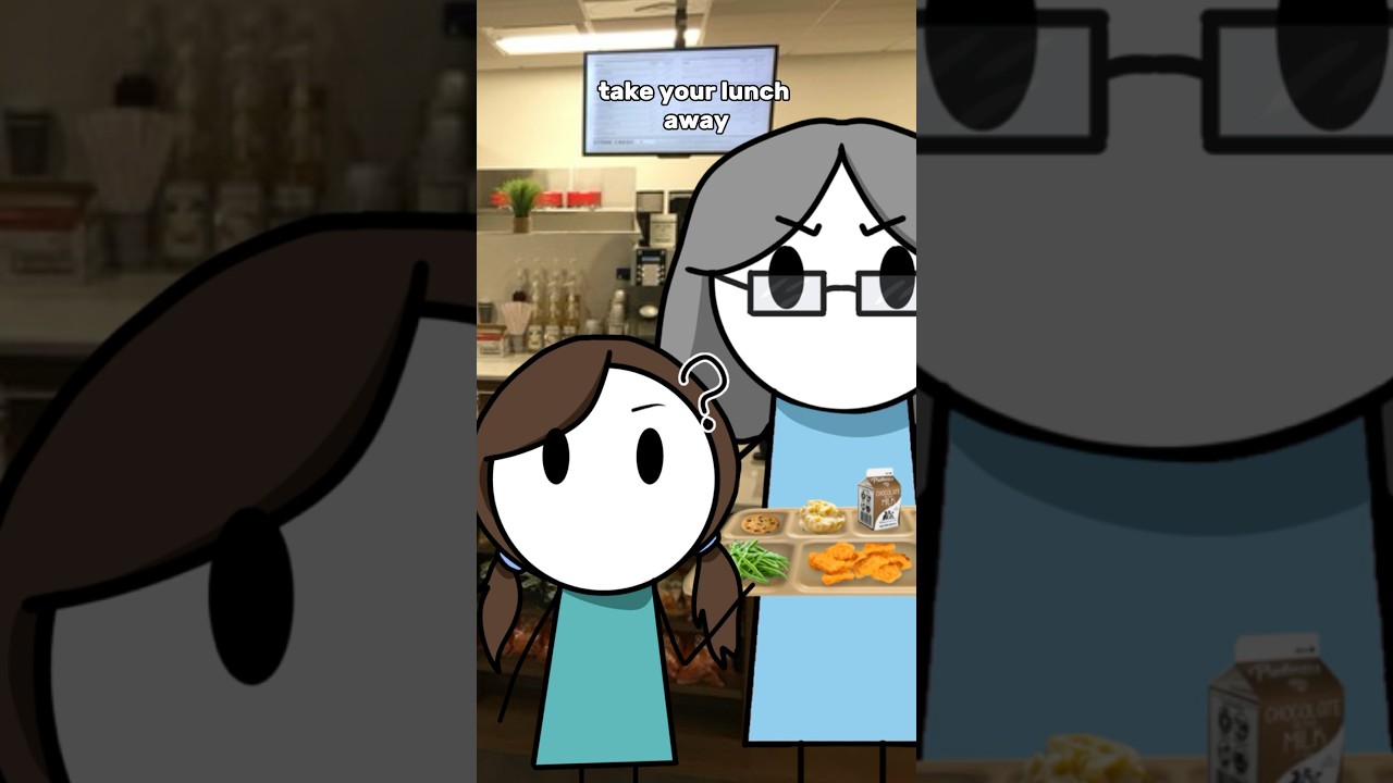 Storytime of the time my school took my lunch away&hellip; #storytime #youtubeshorts #animation