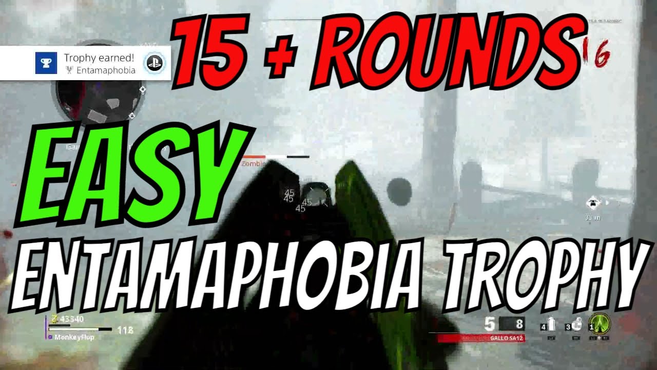 EASY Entamaphobia Trophy Guide Last 15 Rounds in the Yard Cold War Zombies