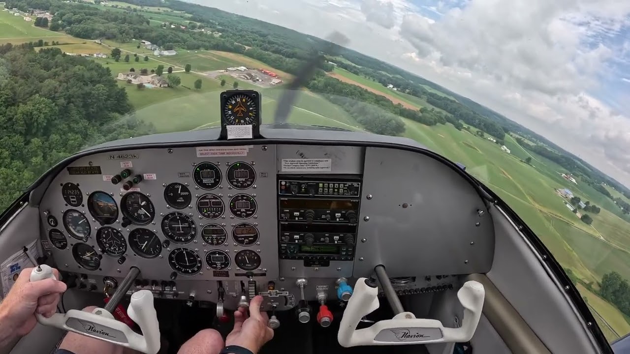 1948 Navion Inside View Landing #aviationappetites #aviationlovers #video #trending #pilot #wow