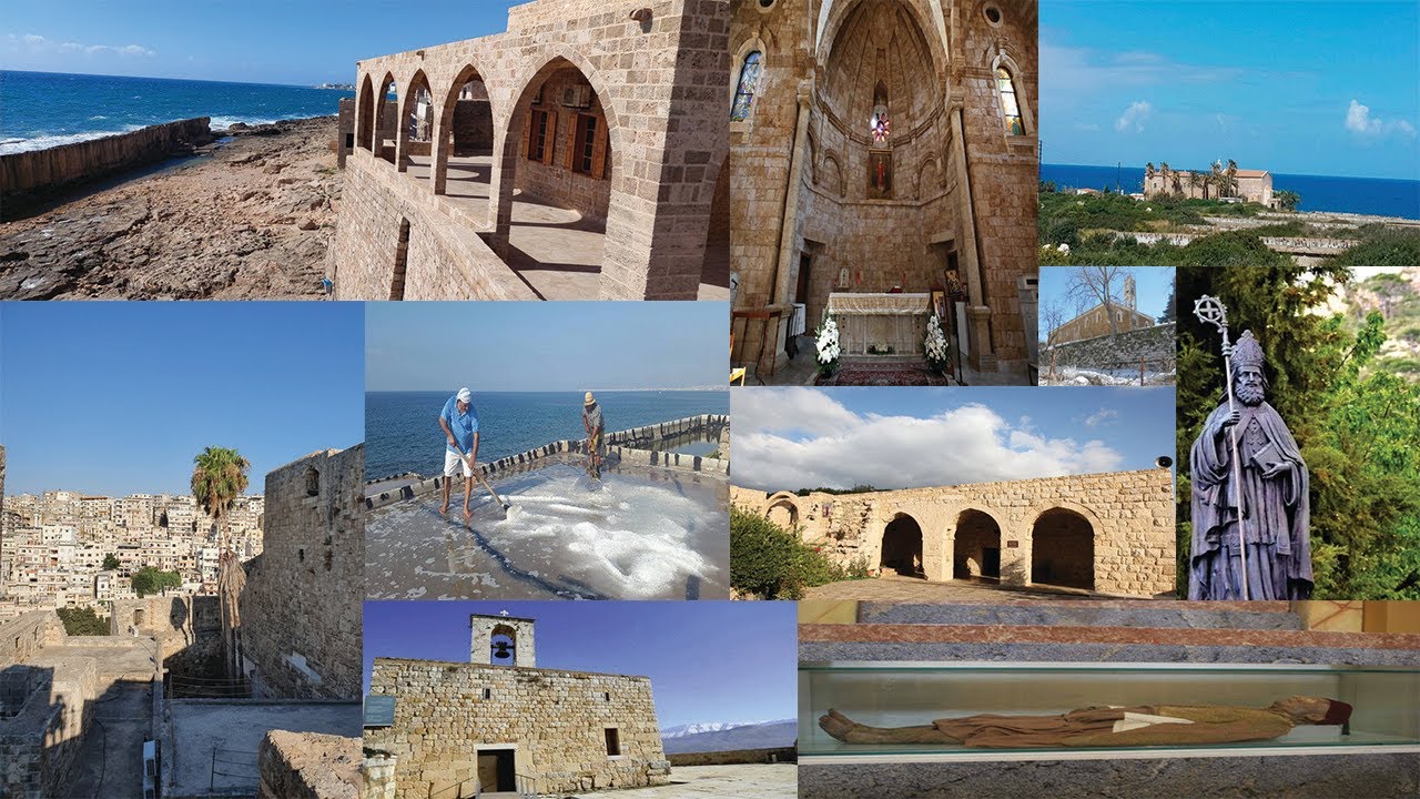 تعرفوا على أهم المعالم الاثرية في البترون / سيدة الناطور / ملاحات أنفه / قلعة طرابلس / ايطو / اهدن