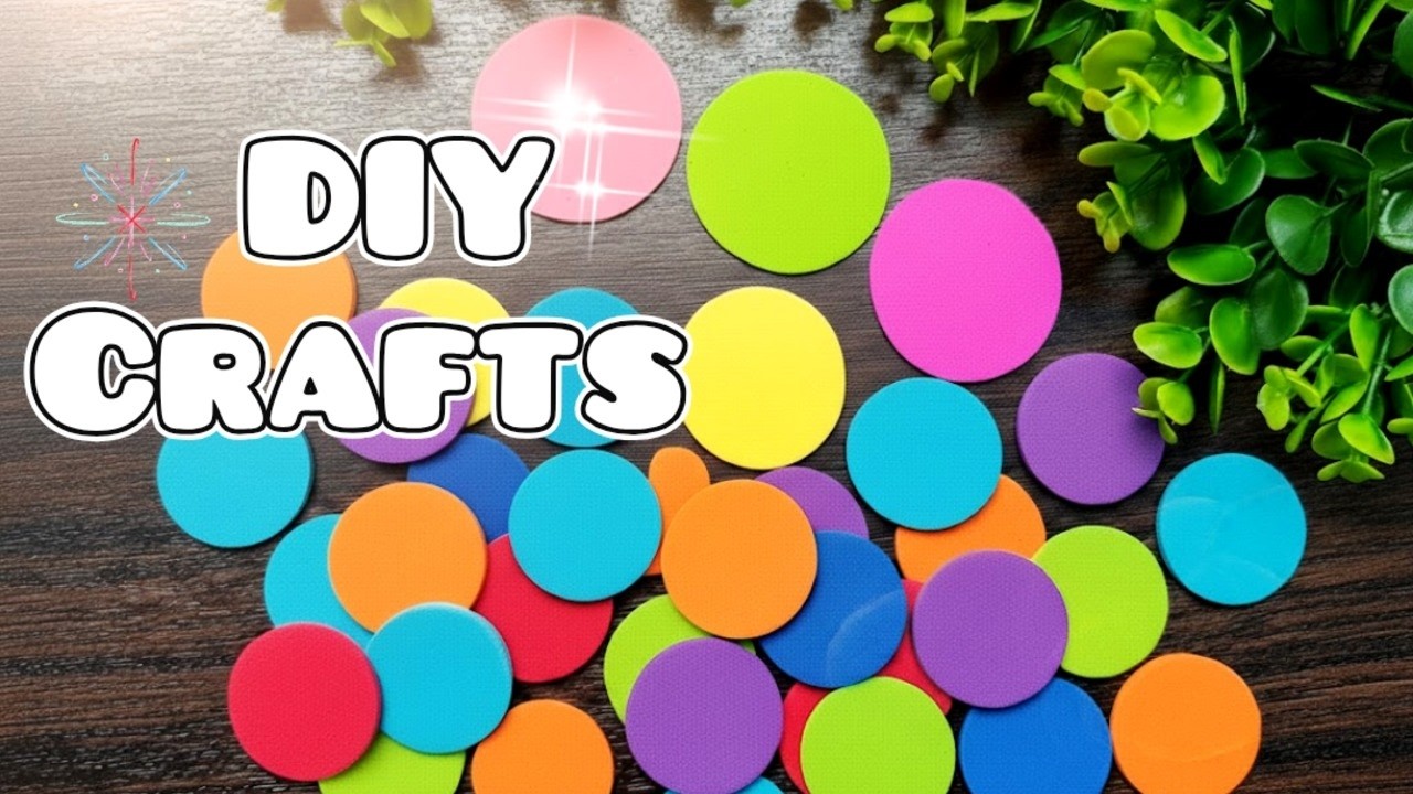 💥3 DIY Craft Ideas💥EVA Glitter Foam Sheet Tutorial