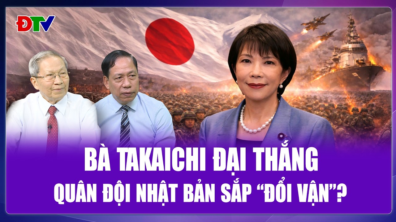 QUỐC TẾ HÔM NAY: “Bà đầm thép” Sanae Takaichi chiến thắng áp đảo, mở cánh cửa Nhật Bản tái vũ trang?