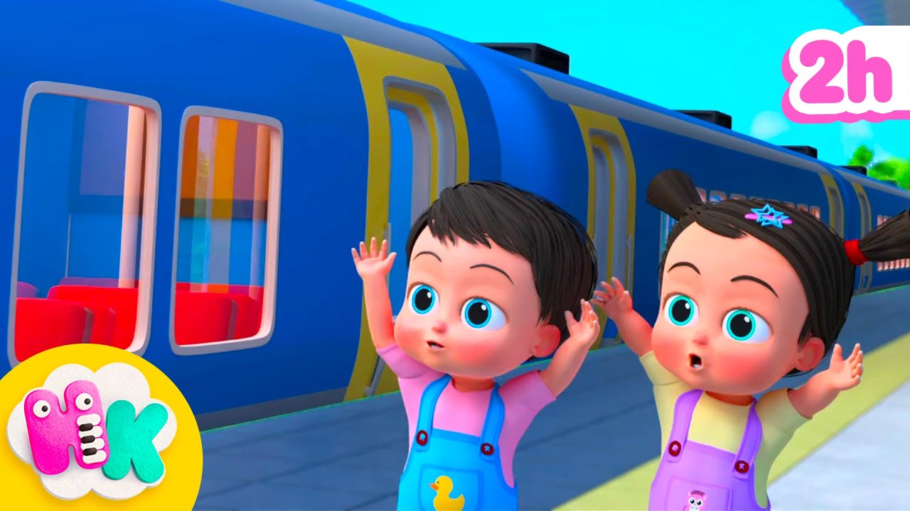 Canção do Trem 🚂 Tchuu Tchuu Tchuu | Música Infantil | HeyKids em Português