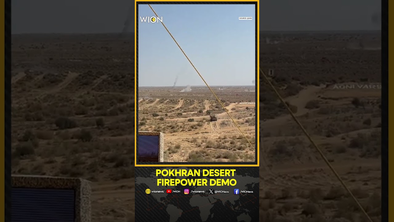 Agni Varsha: Indian Army's Desert Fury - Tanks, Apaches, Drones Rock Pokhran