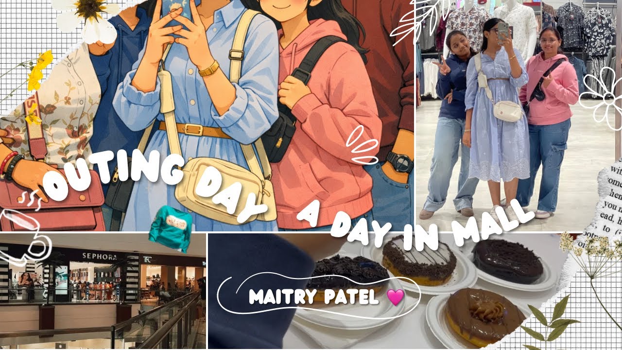 Day out in Mall  🤍 |  alfa one mall, ahmedabad 