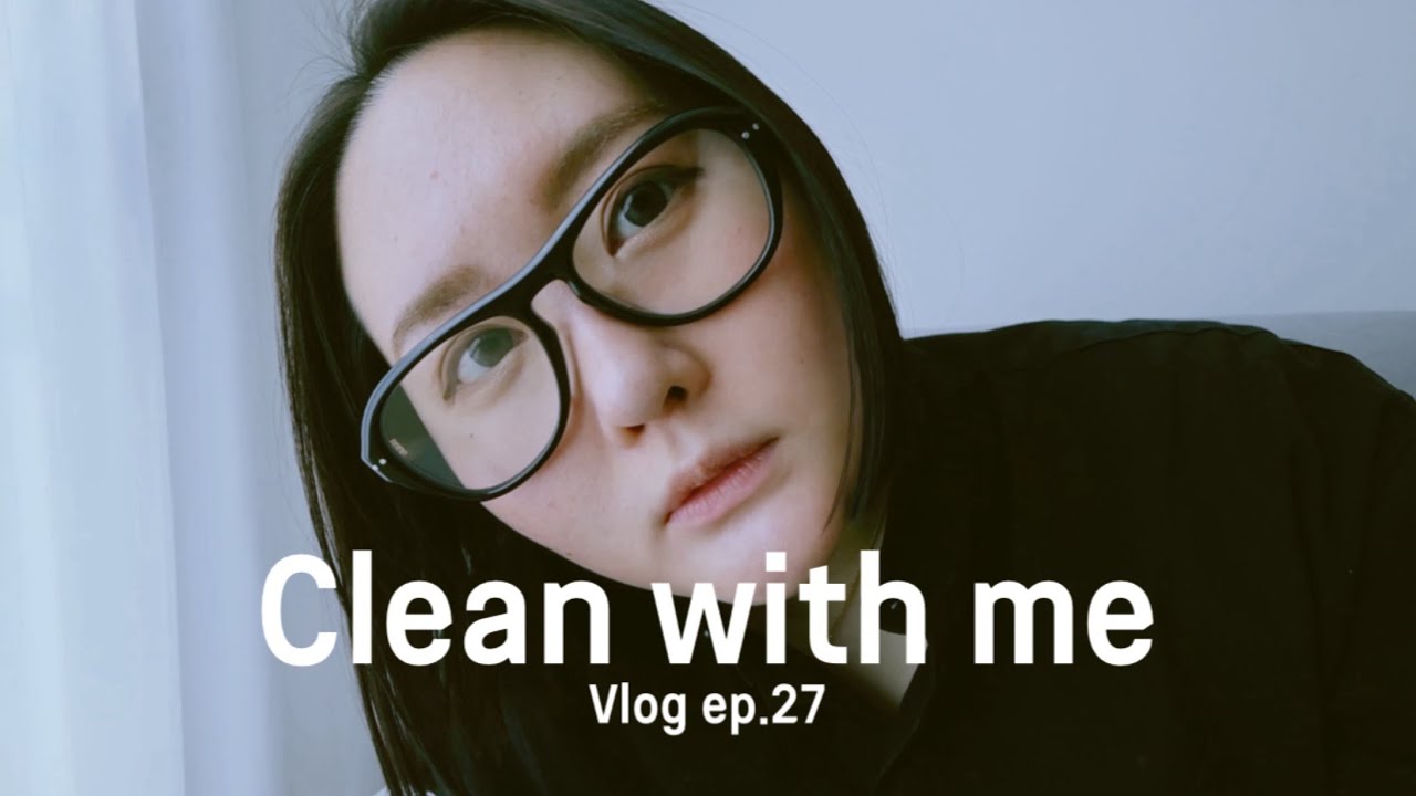 Ep.27 Clean with me |  오빠 집 청소 브이로그 + 하이디라오 회식 (日本語字幕)