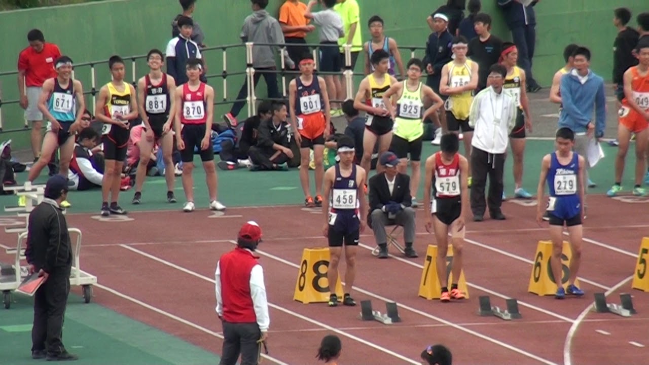 2019.03.30 鞘ヶ谷記録会 中3男子100ｍ決勝