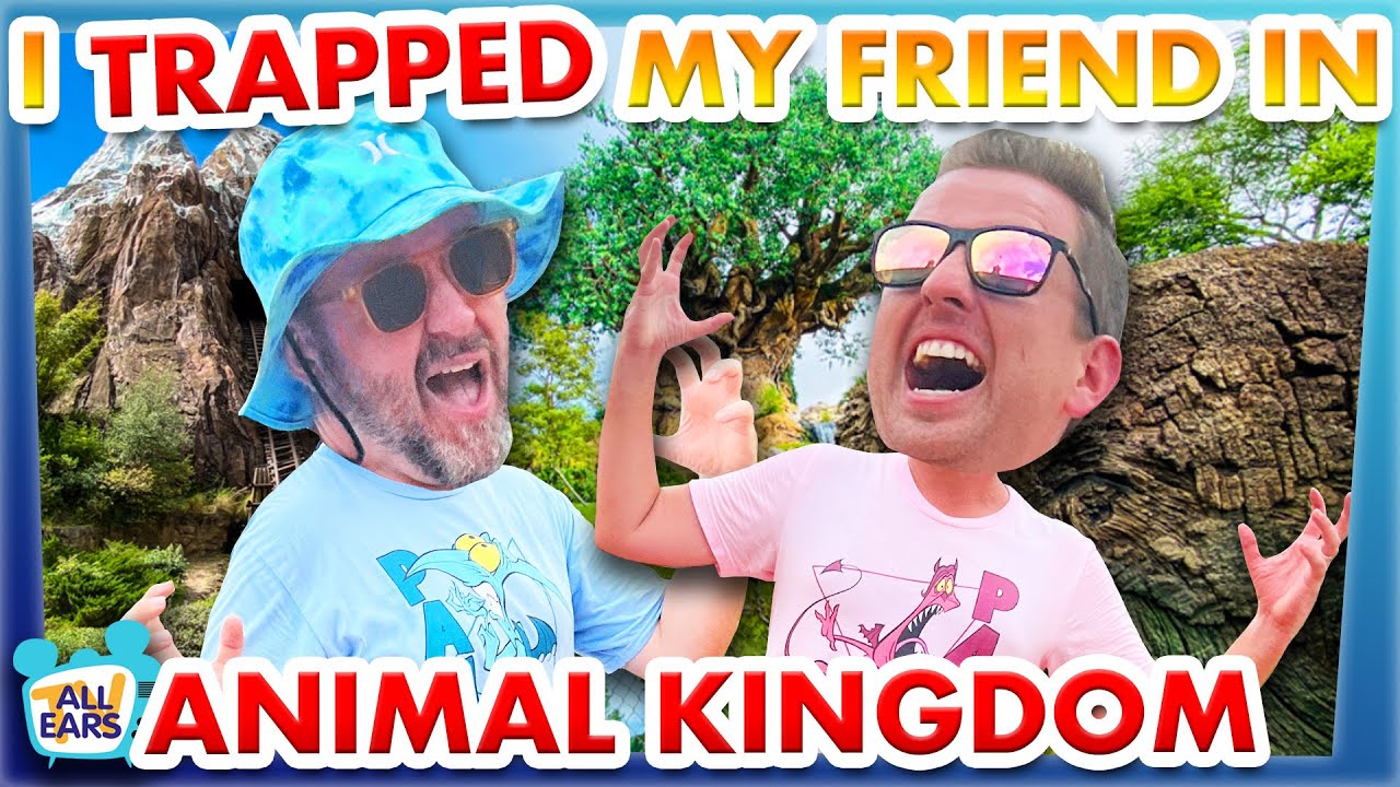 I TRAPPED My Friend in Disney's Animal Kingdom!