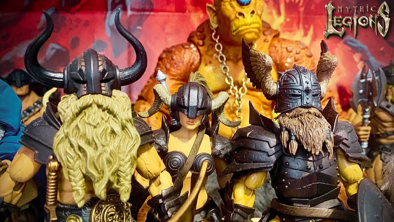Barberians vs Orcs & Trolls Mythic Legions Stop Motion Animation Action figures