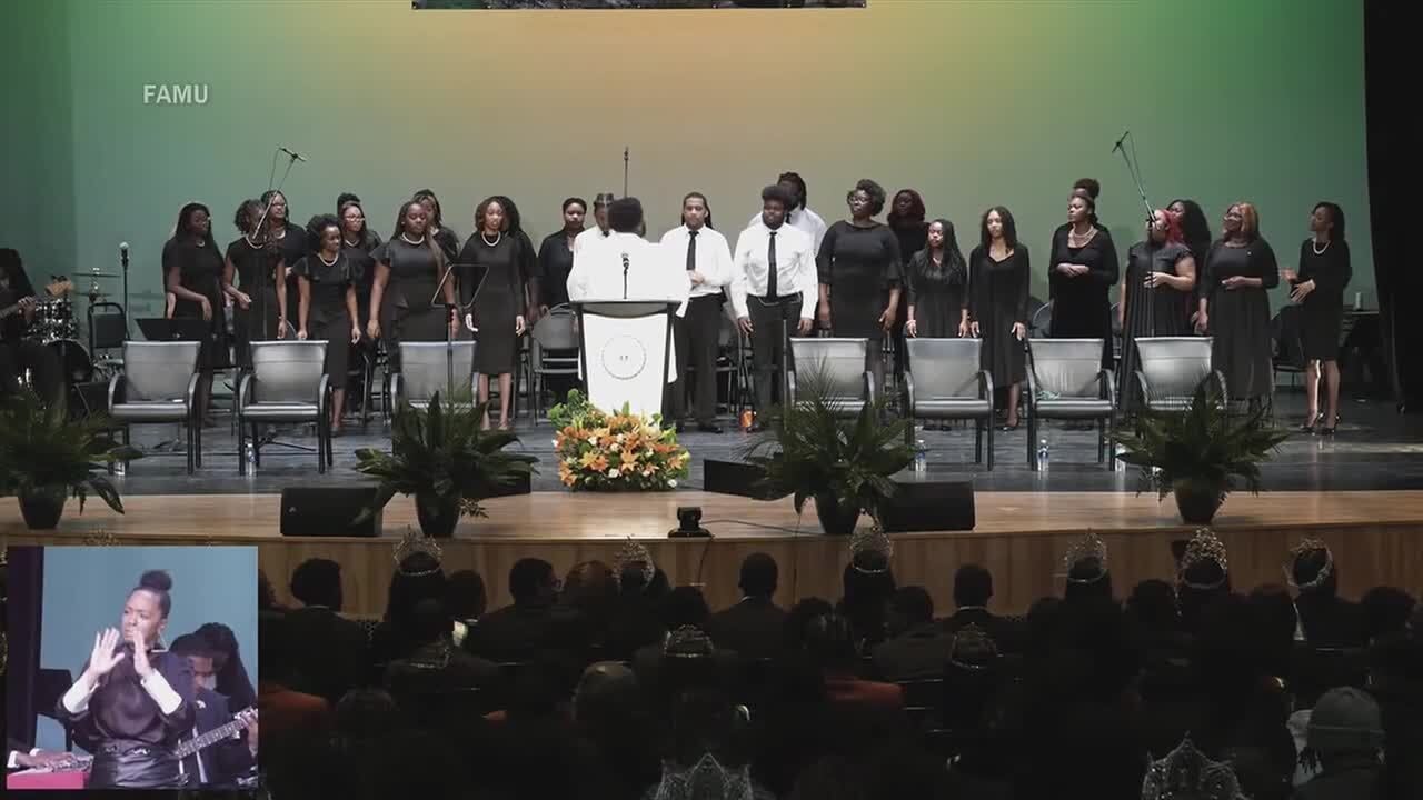 Darrick McGhee Sr., pastor of Bible Based Church, gives keynote address at FAMU MLK Convocation