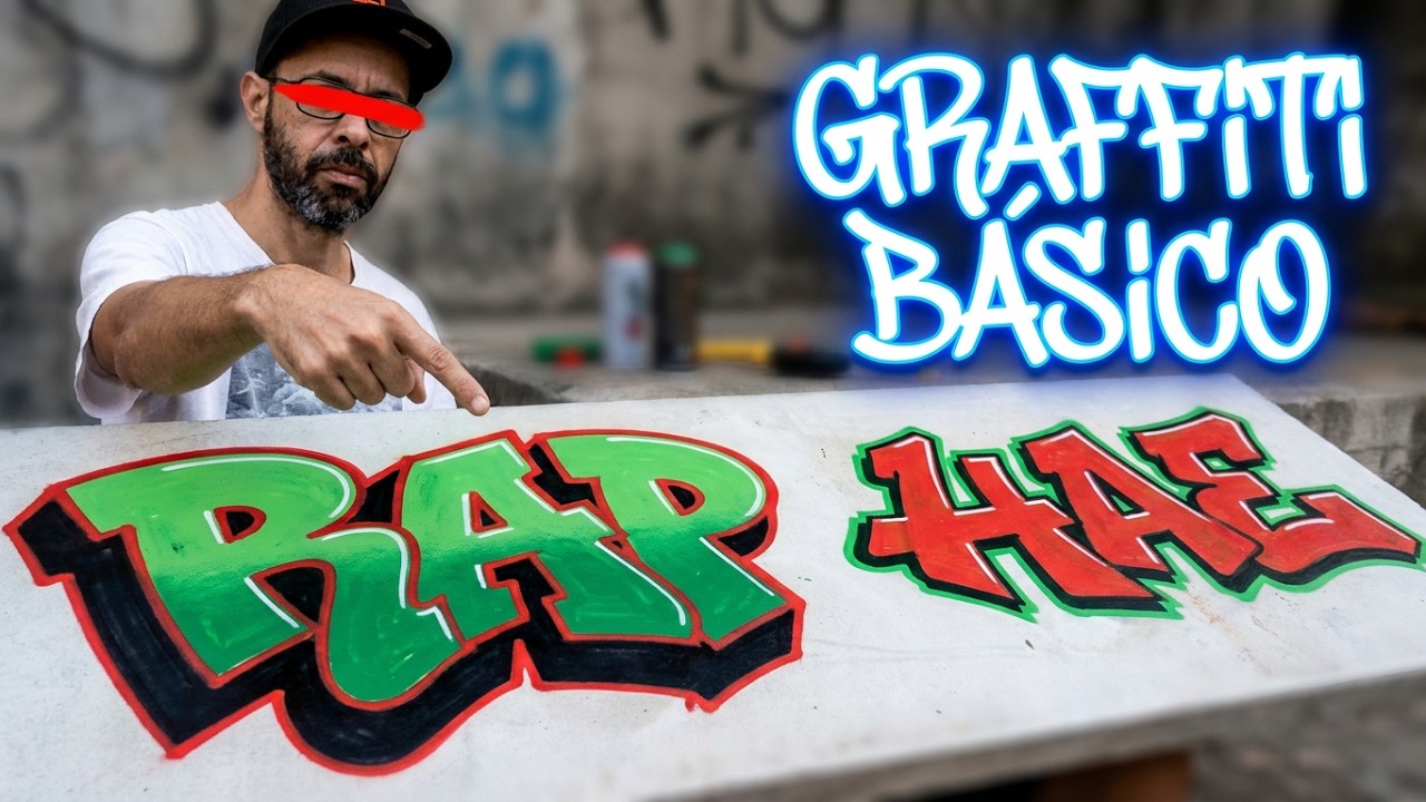 Dica de Graffiti: Como fazer letras de graffiti de forma b&aacute;sica 