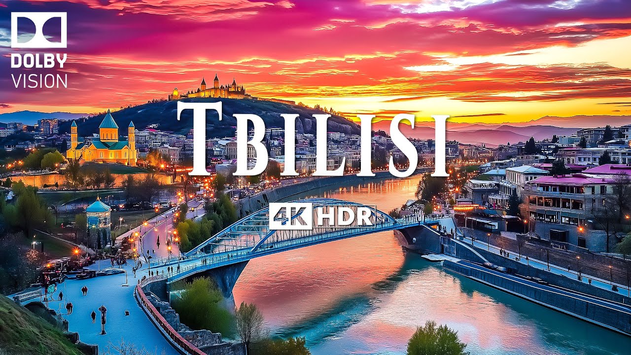 ТБИЛИСИ 4K ULTRA HD [60FPS] • Красивый городской пейзаж и вдохновляющая кинематографическая музыка