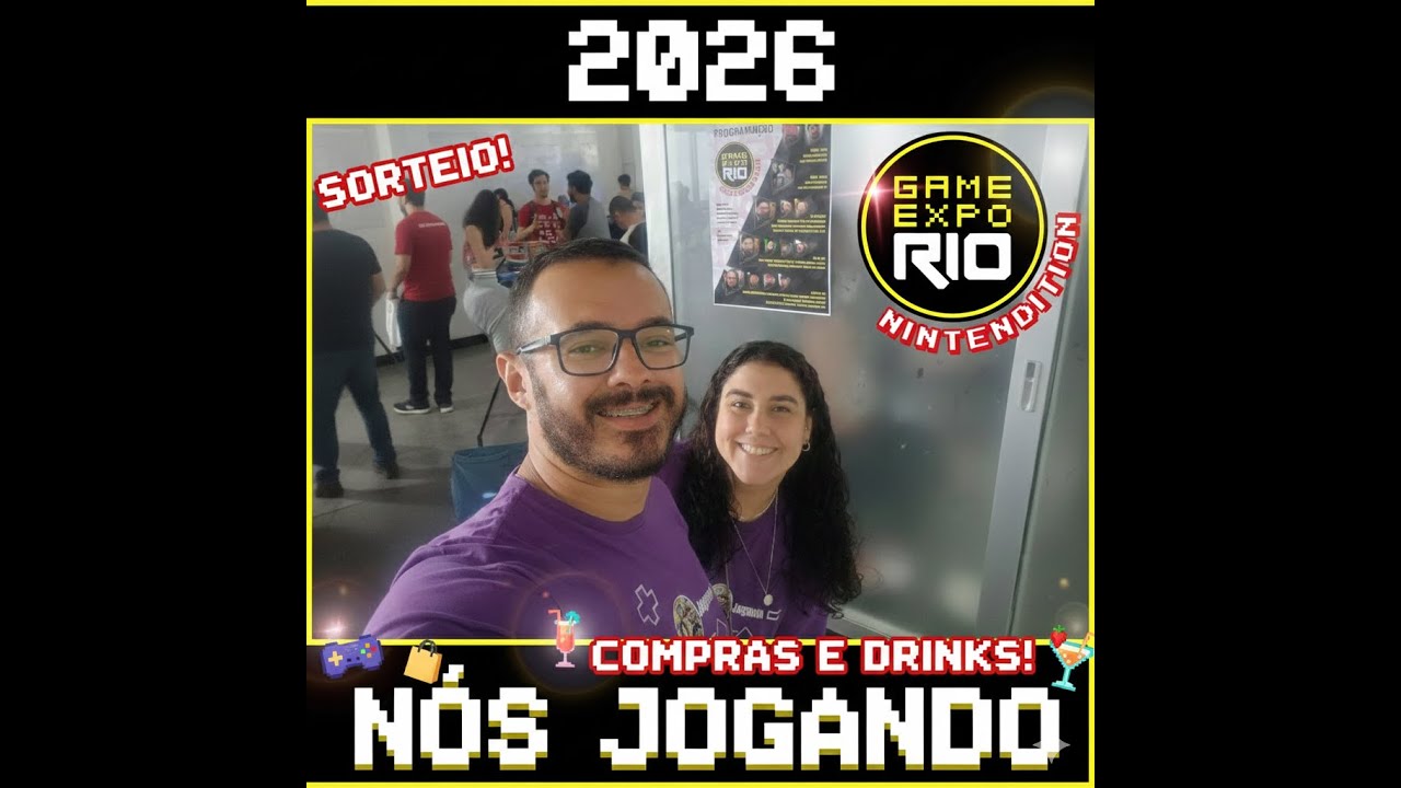 SORTEIO DE SWITCH LITE E MUITO RETRO GAME! 😱 Game Expo Rio 2026 (Nintendition)