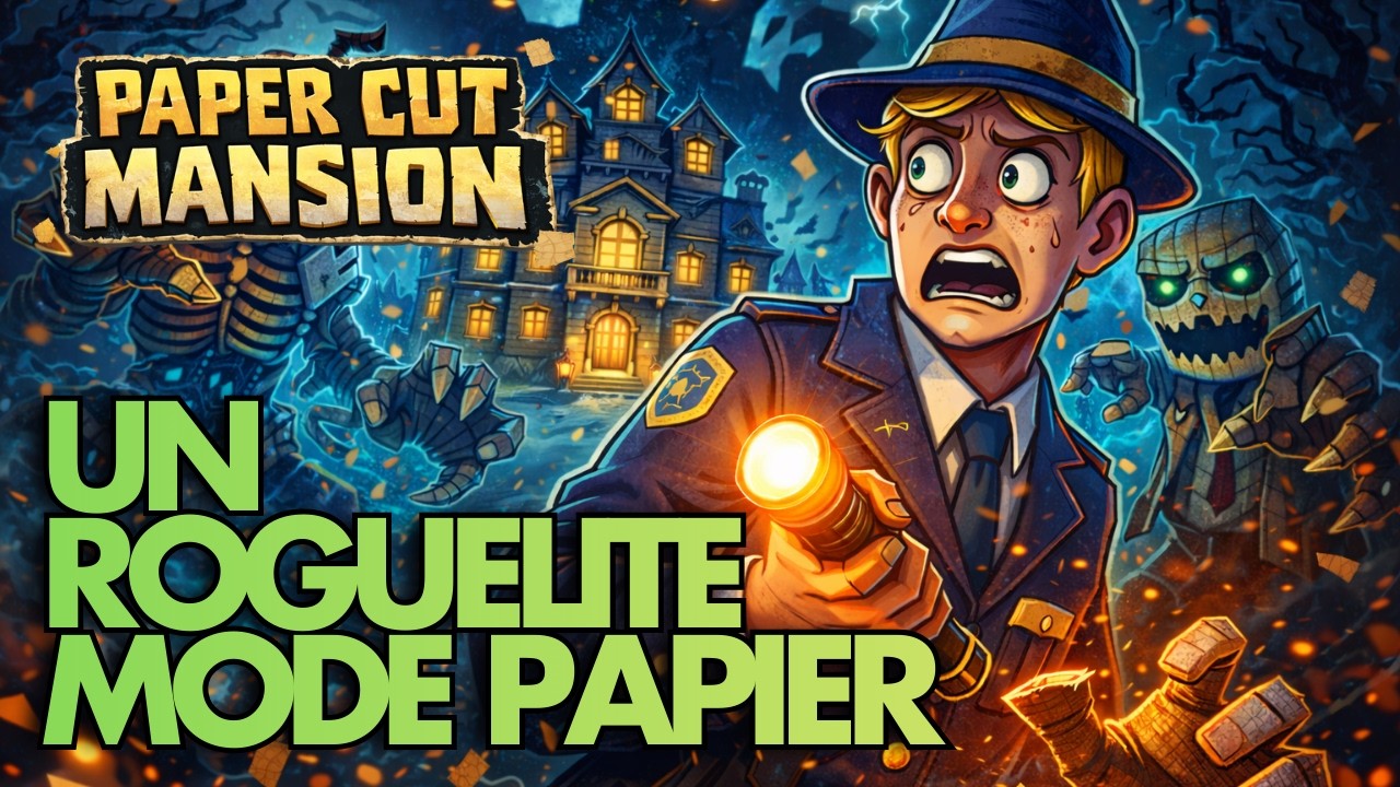 ROGUELITE MODE PAPIER | PAPER CUT MANSION - GAMEPLAY FR