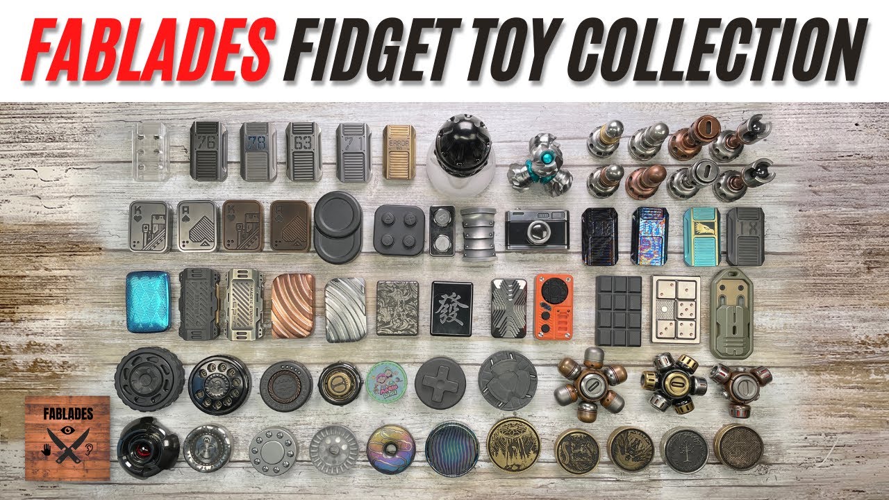 EPIC Fidget Toys Collection July 2021. Fablades Collection Overview