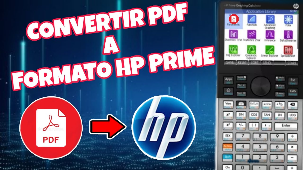 Cómo convertir PDF a formato HP Prime | Fácil y Rápido