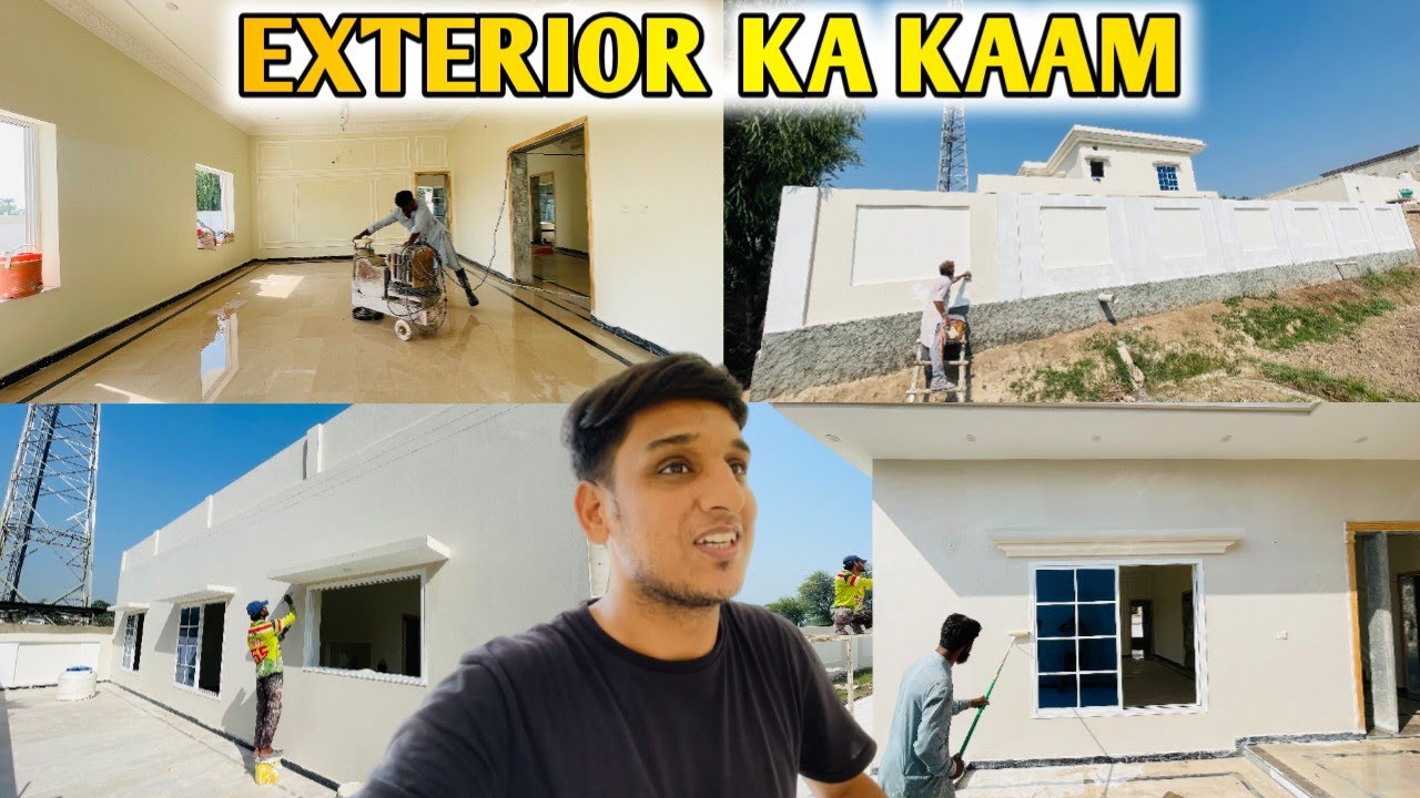 Allhumdulliah Ghar K Exterior Paint Work Started💯❣️Near To End Mashallah🥰