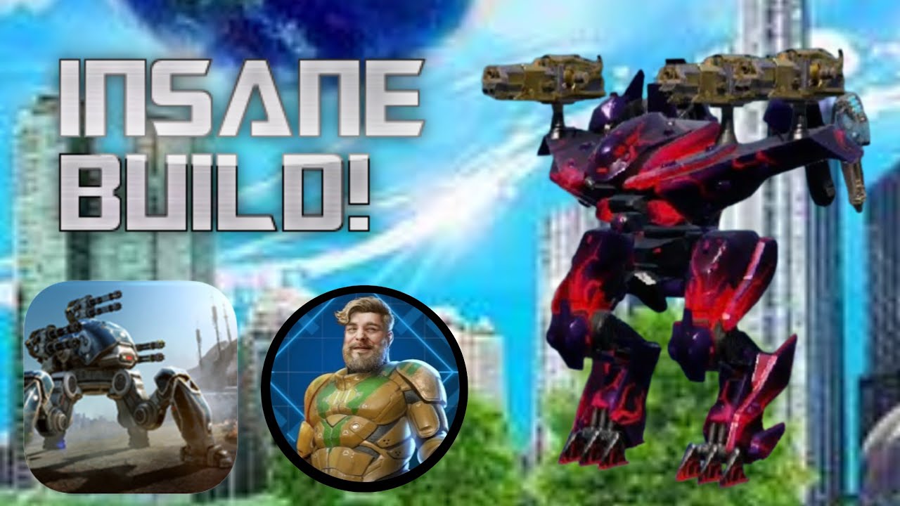 5 истребителей титанов с атомайзером &laquo;Кваркер Вулкан&raquo;! Какая сборка! (War Robots)