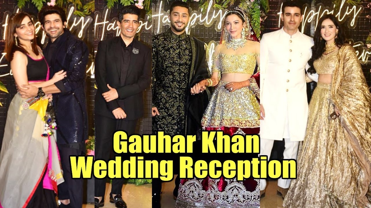 Gauhar Khan Zaid Darbar Wedding Reception Full Video | गौहर खान की शादी का वीडियो #gazabkahaidin