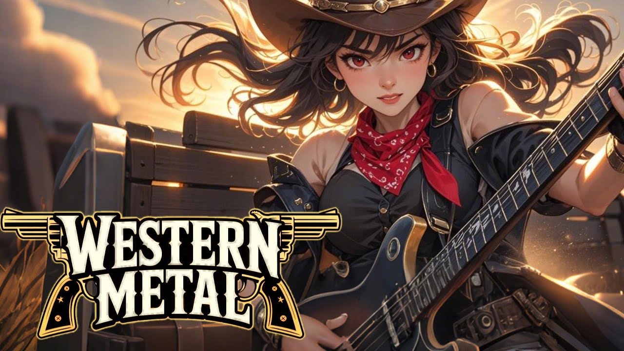 🔥 Дуэль Гитар 🤠 Wild West Metal Showdown | Эпичный Ковбой Рок для Игр и AMV 🎸⚔️