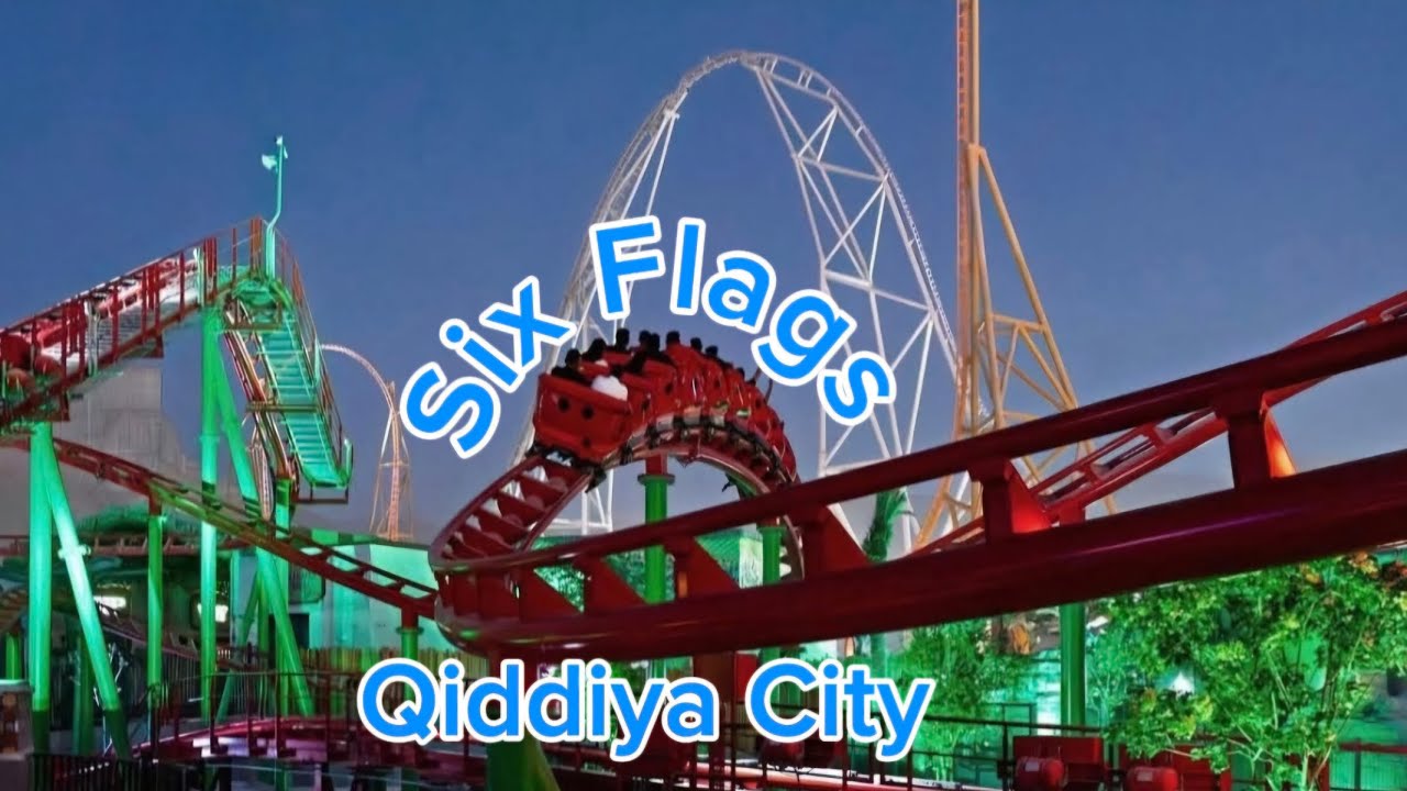 SIX FLAGS QIDDIYA CITY SAUDI ARABIA 🇸🇦 #sixflags #highlight #themepark #extreme #rollercoaster 