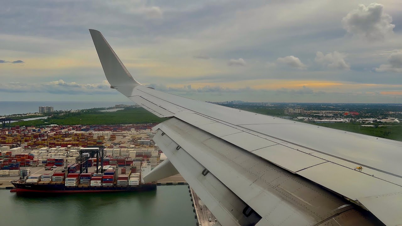 [4K] – Beautiful Fort Lauderdale Landing – American – Boeing 737-800 – FLL – N810NN – SCS Ep. 1057