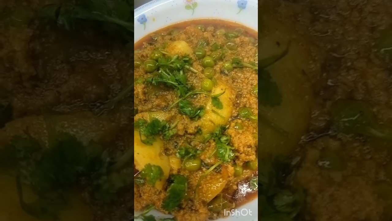 Matar keema aloo recipe