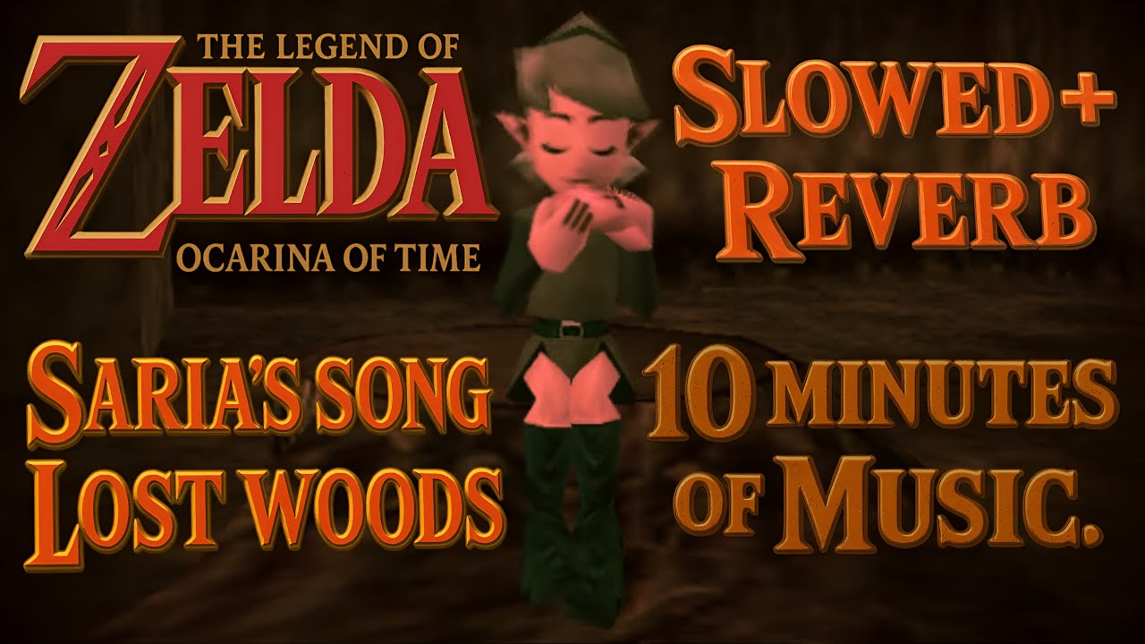 Ocarina of Time - Saria's Song\Lost Woods (Slowed + Reverb) Extended - 10 minutes of music.