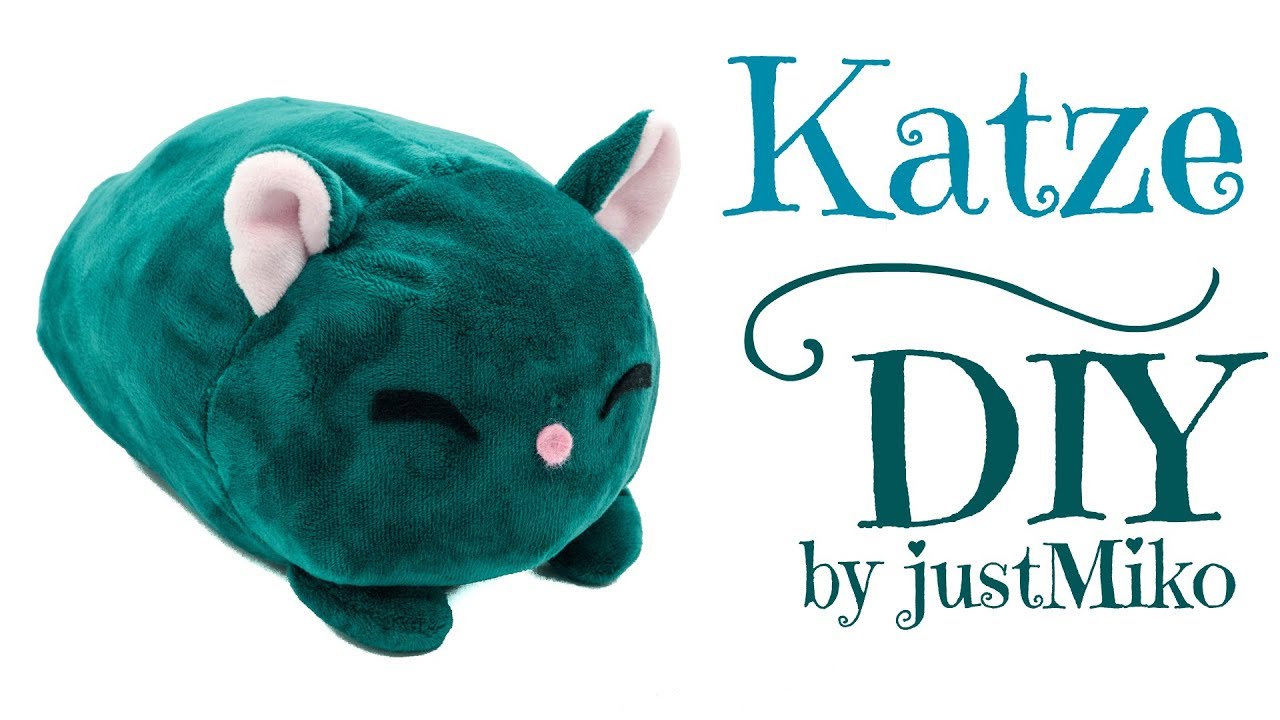 Plüsch Katze nähen 🐱 *Do it Yourself* | kawaii | Verlosung by justMiko
