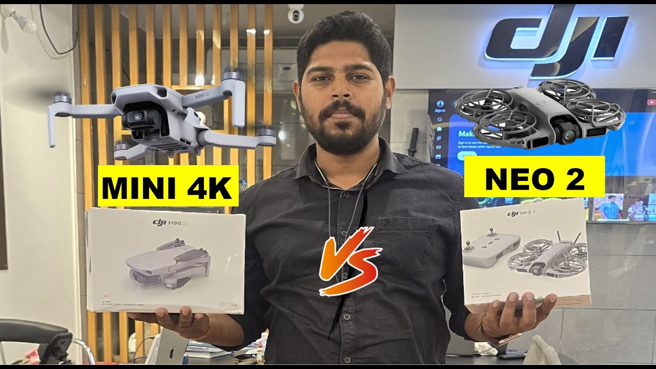 DJI Mini 4K vs Neo2 || DJI Drone Store PUNE  #djimini5pro #djineo2 #djimini4k