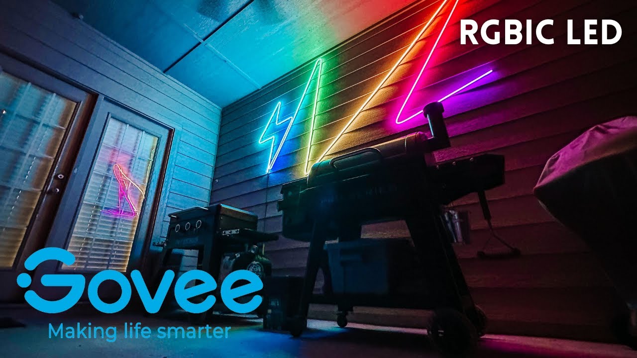Govee Outdoor Neon Rope Lights | Install/Demo