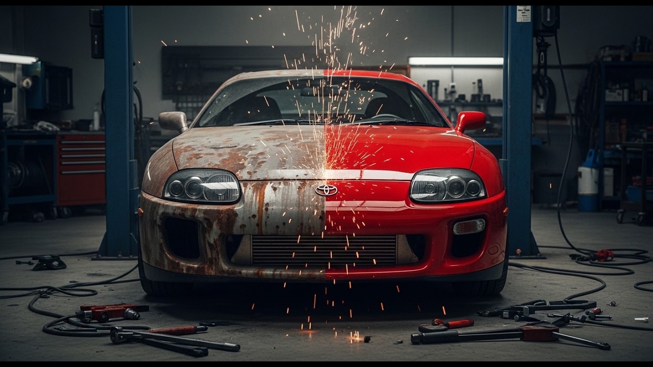 Abandoned Toyota Supra FULL Restoration — From Scrap to Supercar!