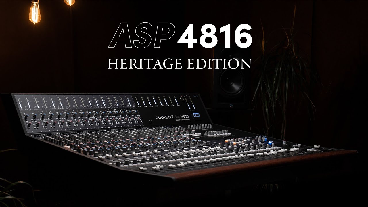 Audient ASP4816 Heritage Edition - Consola de grabación analógica compacta