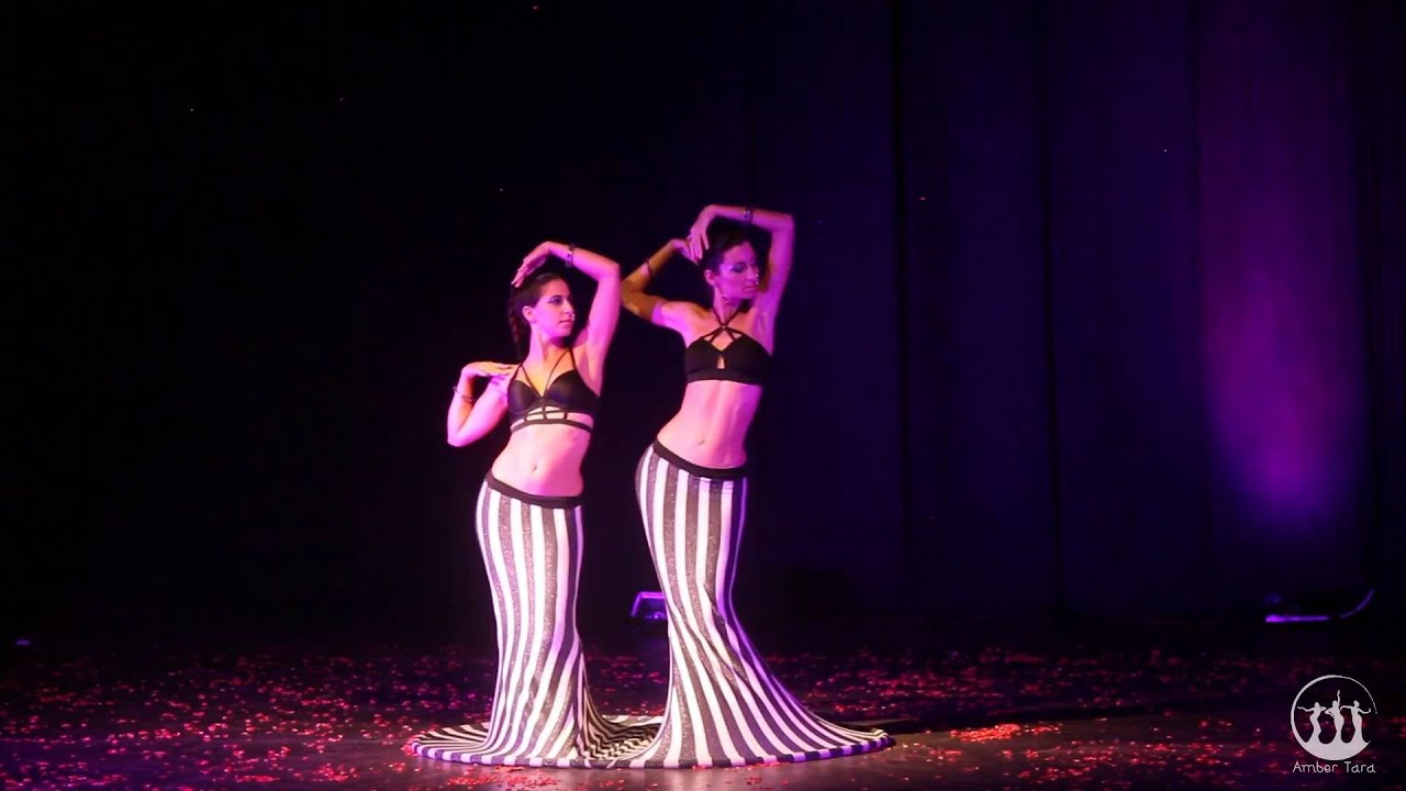 Amber Tara duet 'Twin Skirt Tribal Fusion Dance'_ Lia Pavlidis & Mar Gonzalez