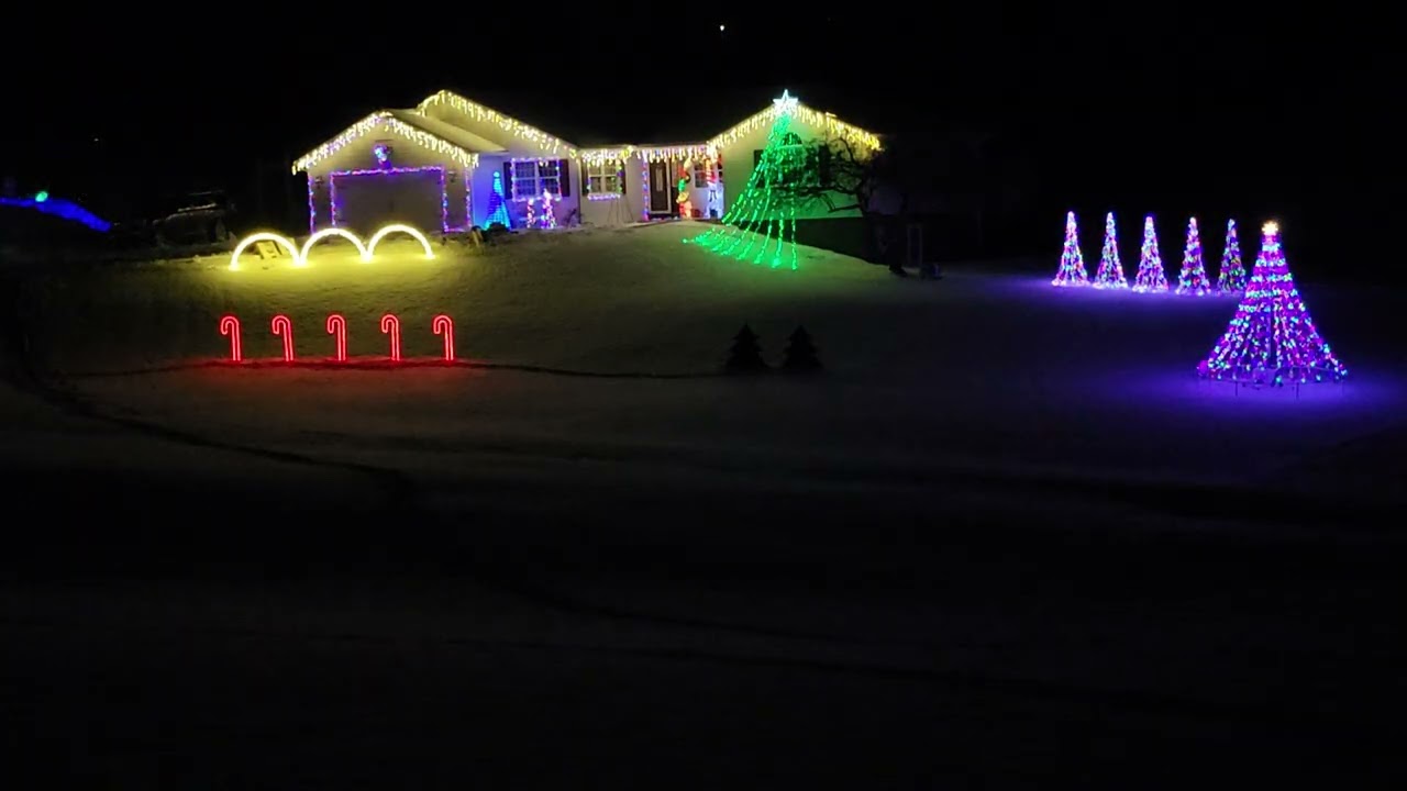 2025 Christmas Light Show Christmas Eve Sarajavo