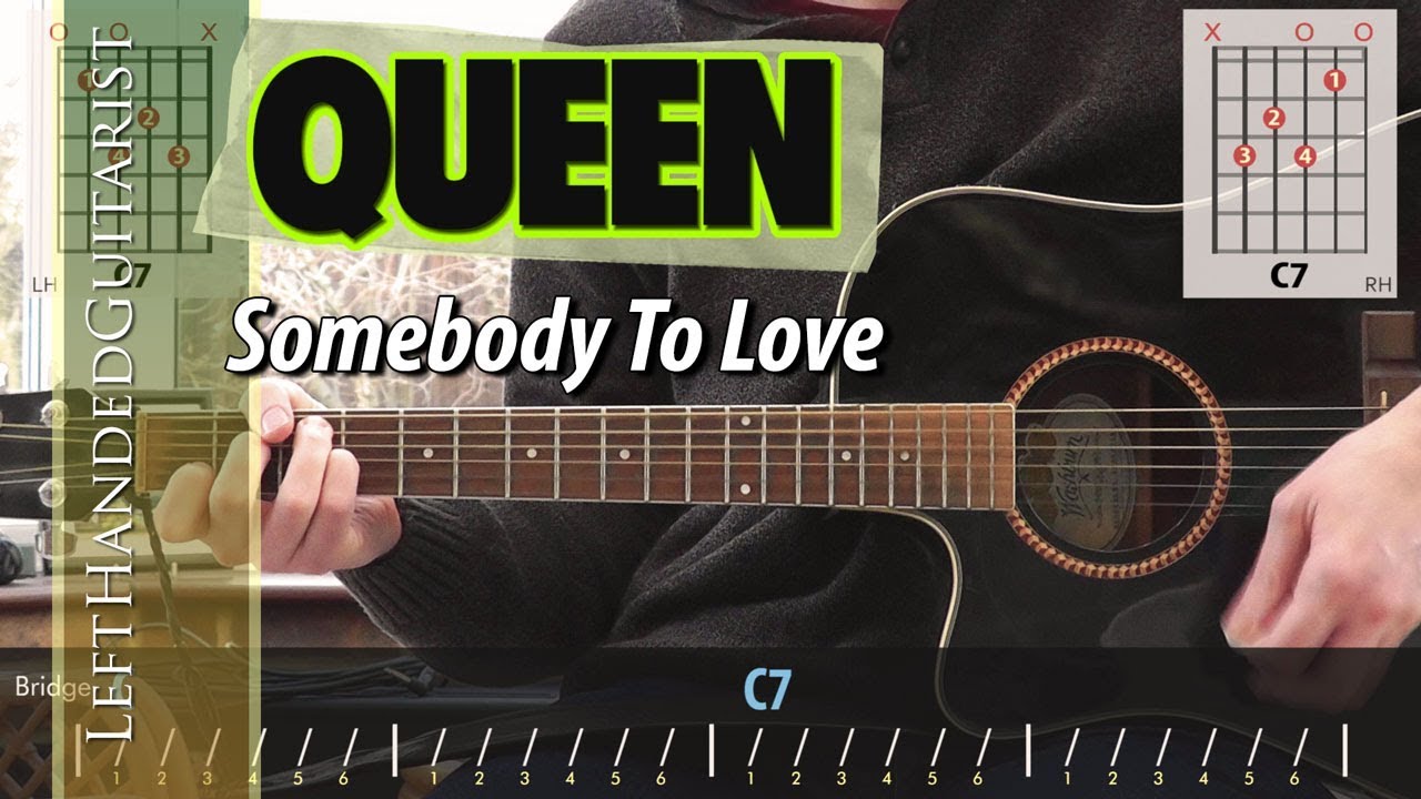 Queen - Somebody To Love | acoustic guitar lesson