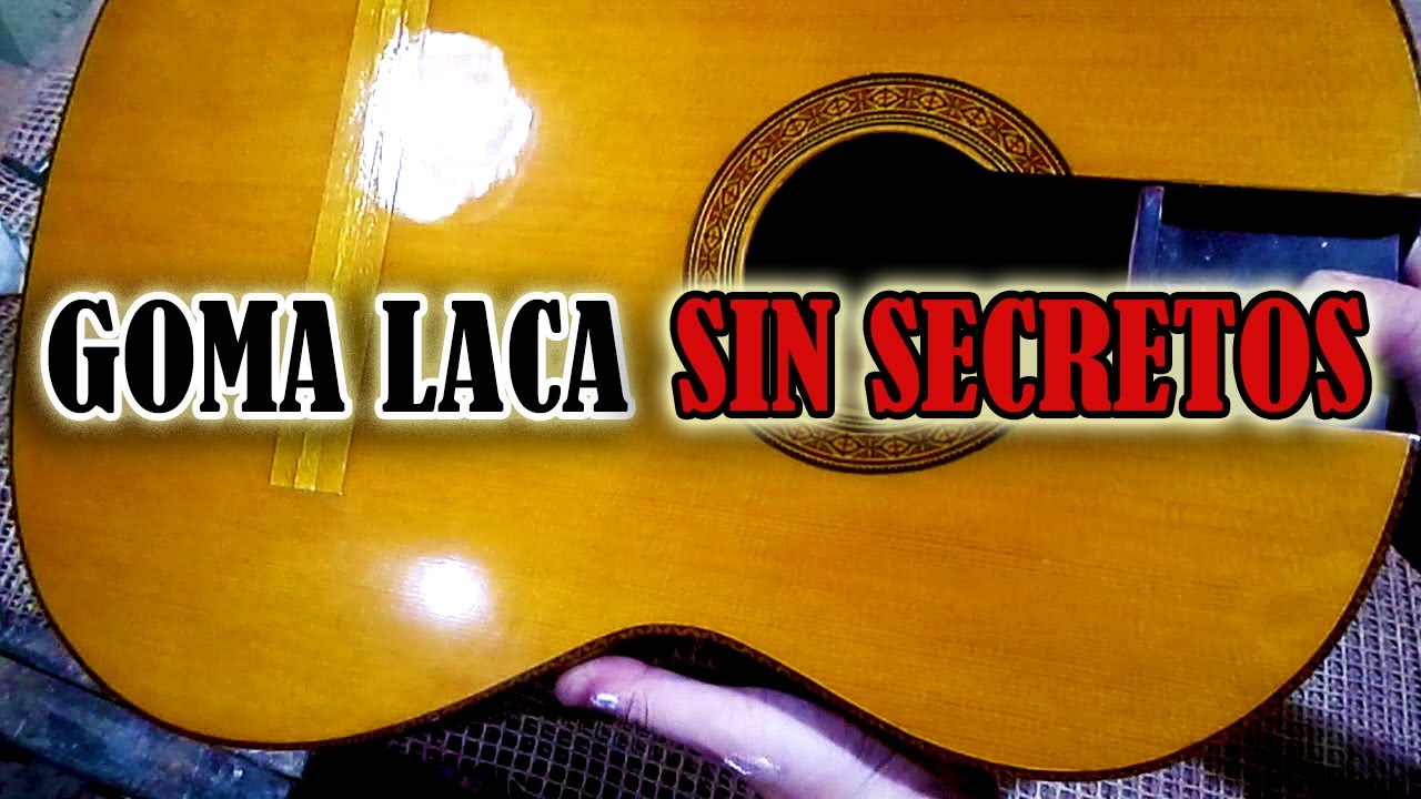 Como PINTAR GUITARRA con GOMA LACA - Pulido Frances