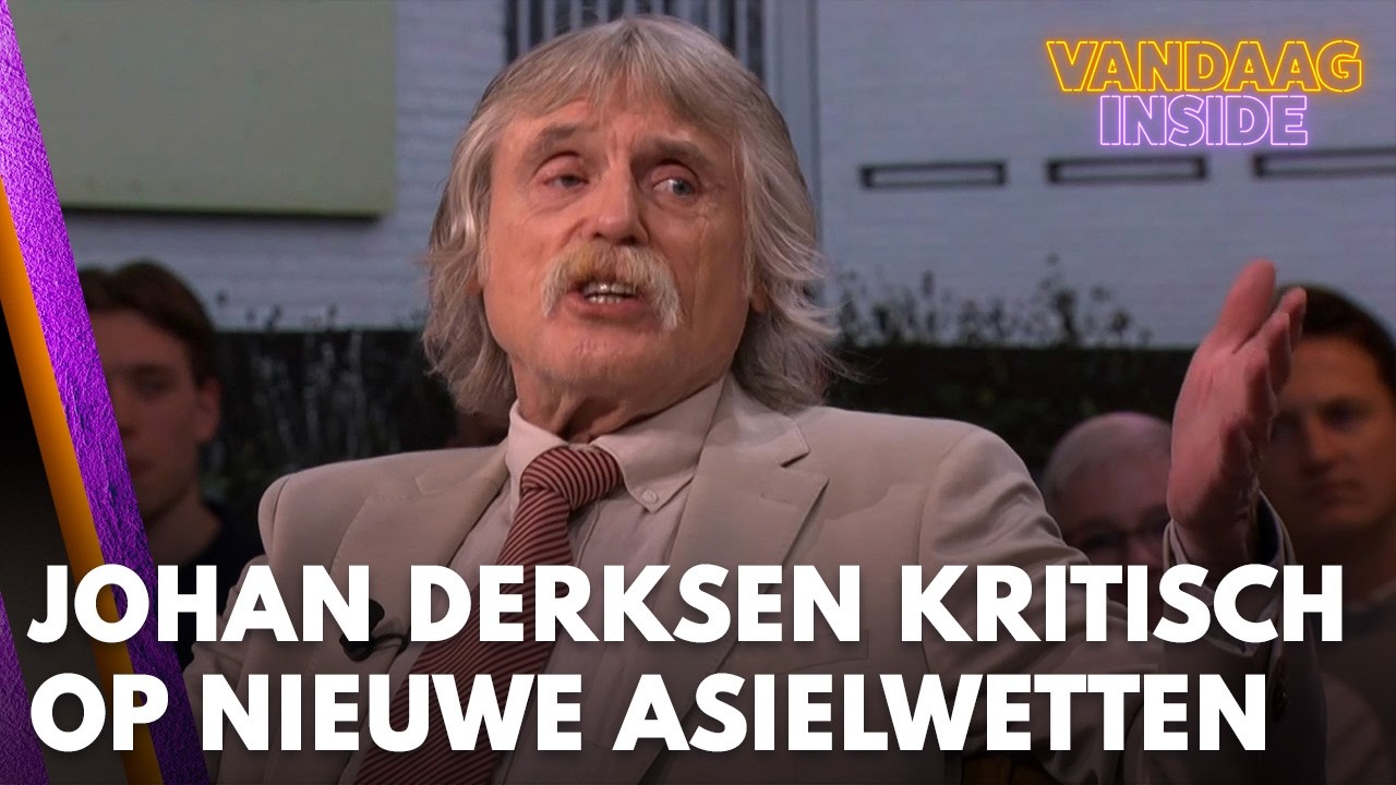 Johan Derksen kritisch op nieuwe asielwetten: &lsquo;Slappe hap, zo blijven ze binnenstromen&rsquo;