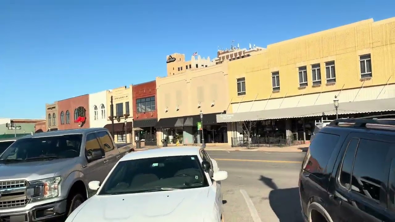 Enid Oklahoma Down Town  Video Bob Sarasota Tim Yankee in the south 